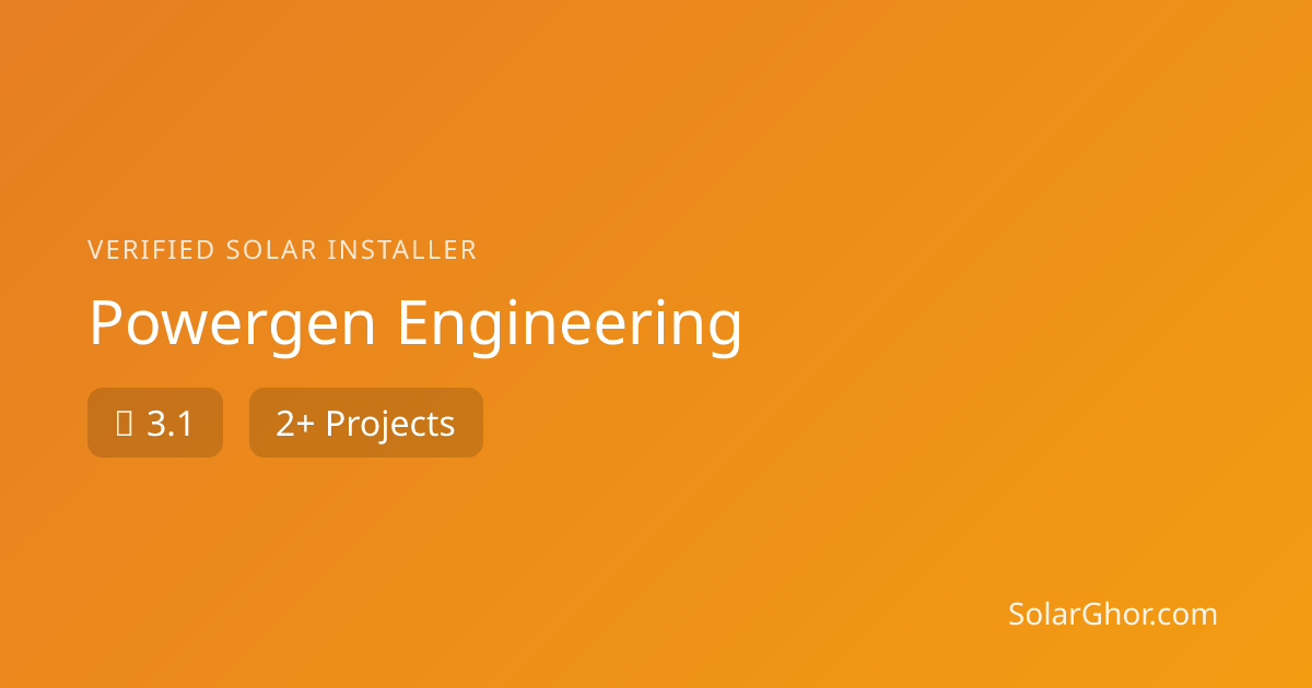 Powergen Engineering | Solar Installer Bangladesh — SolarGhor